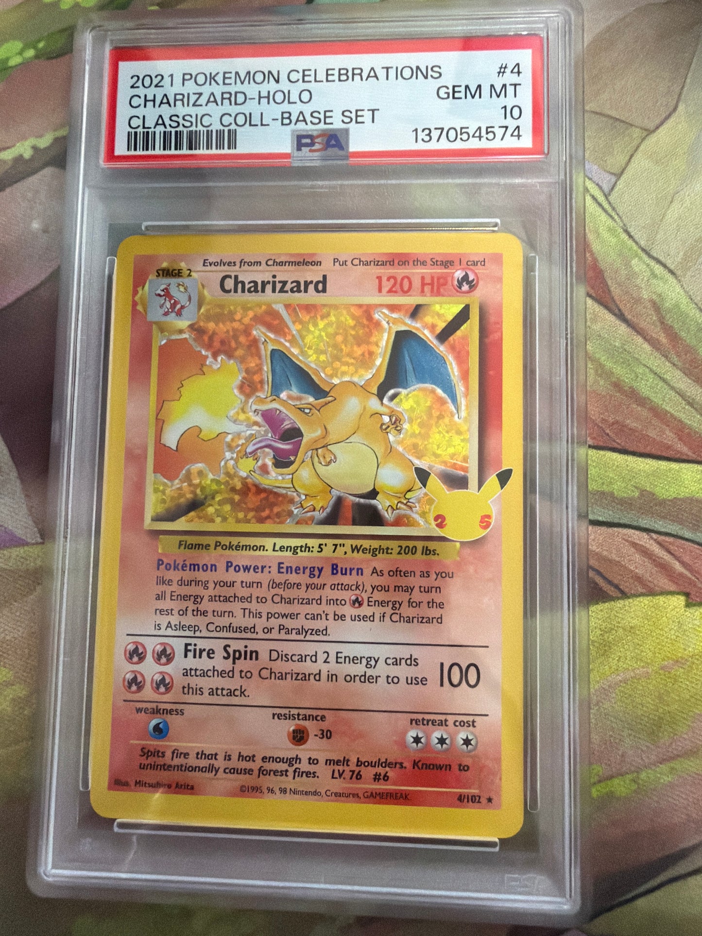 2021 Pokemon Celebrations Charizard Classic Collection PSA 10