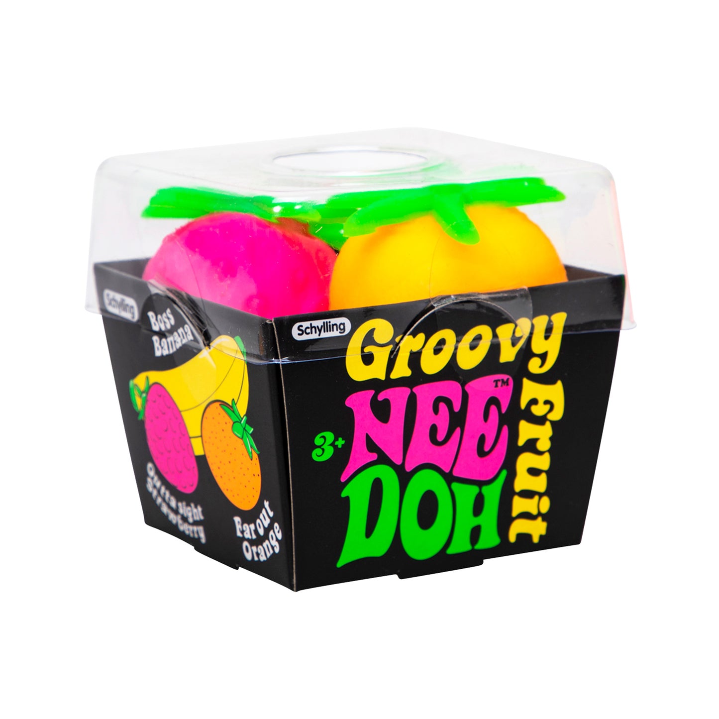 Schylling NeeDoh Groovy Fruit Squishy Fidget Toy - Assorted Colors