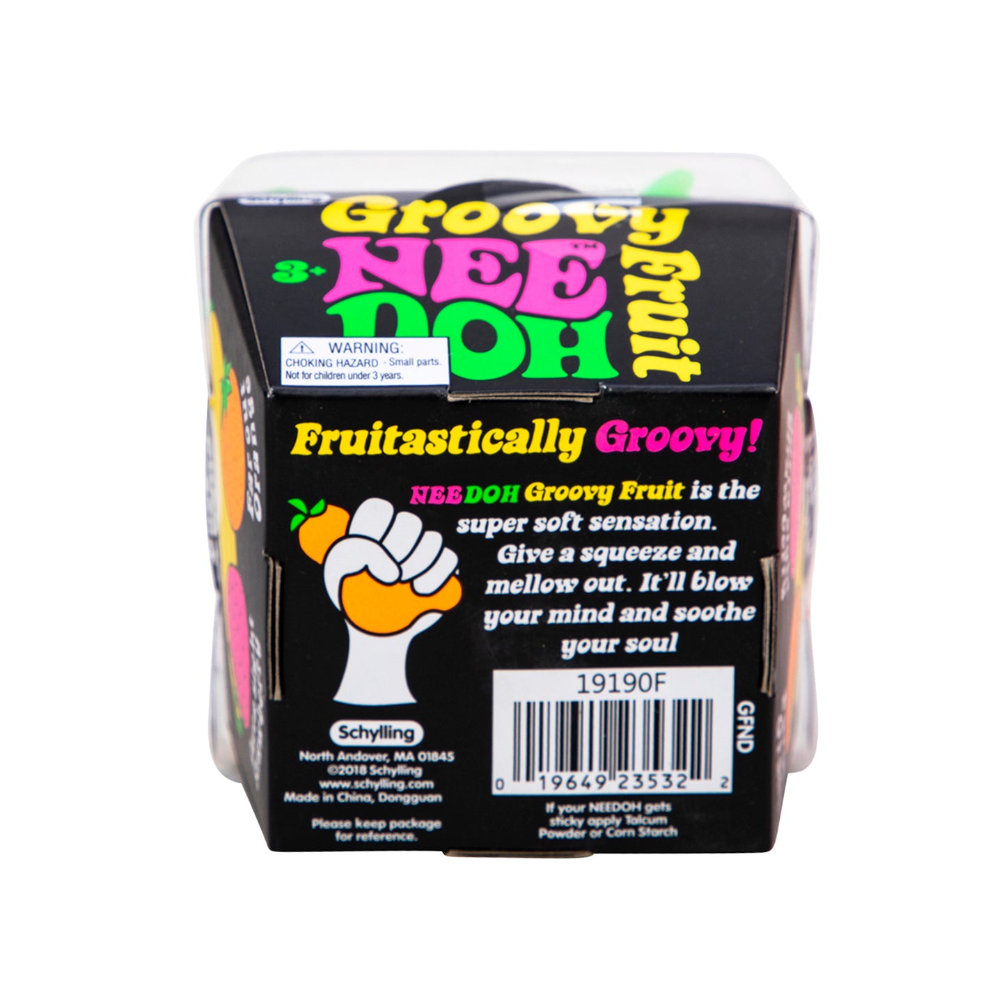 Schylling NeeDoh Groovy Fruit Squishy Fidget Toy - Assorted Colors