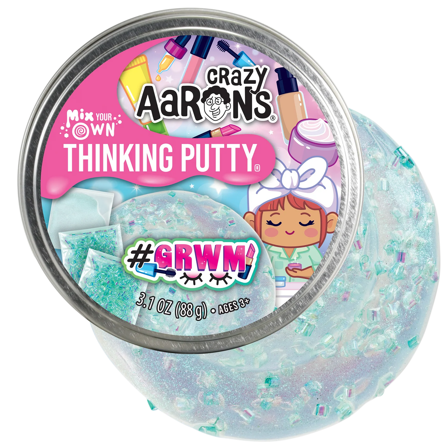 Crazy Aaron's GRWM - Mix It Full Size 4" Thinking Putty Tin