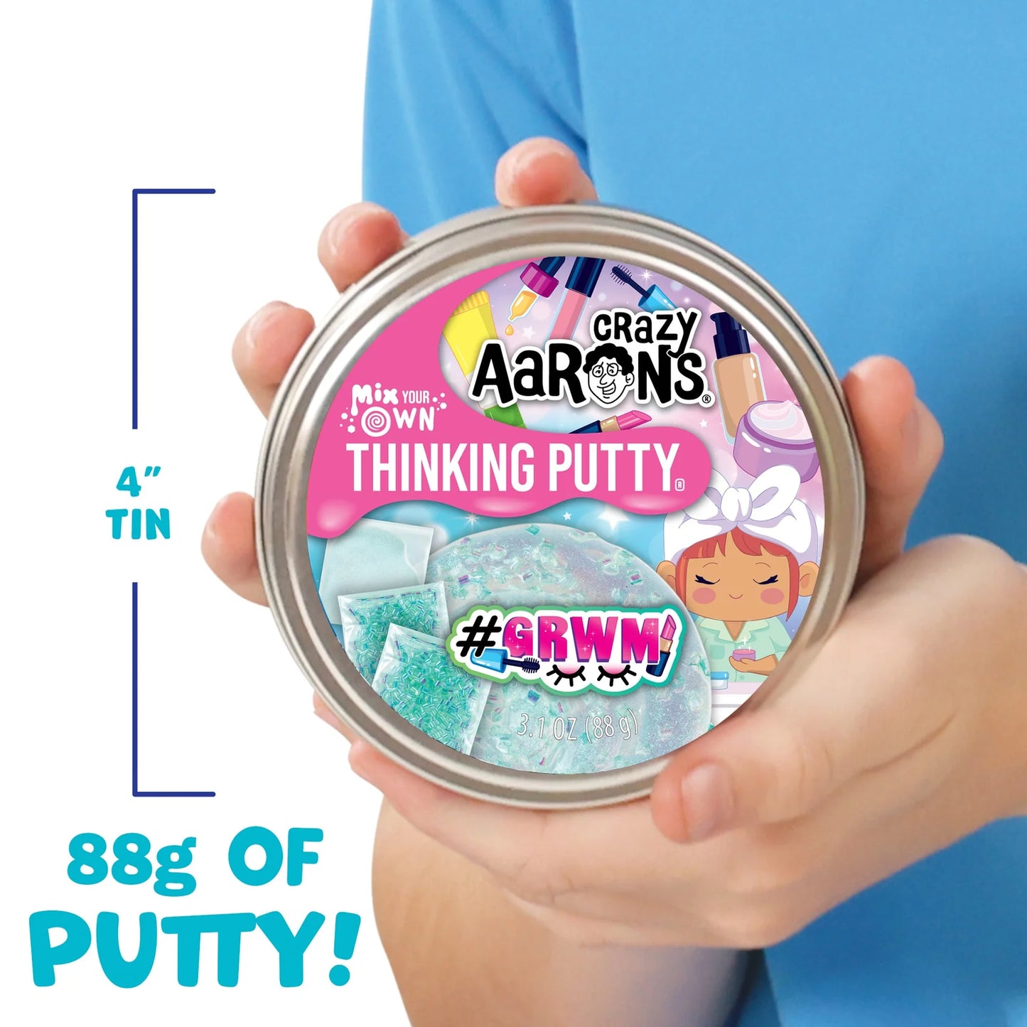 Crazy Aaron's GRWM - Mix It Full Size 4" Thinking Putty Tin