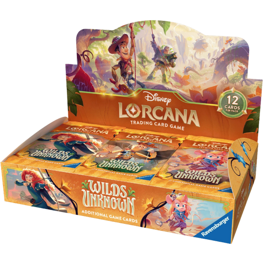 Disney Lorcana TCG: Wilds Unknown Booster Box (24 Packs)