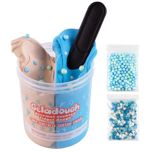 Geladough: Cake Batter & Cotton Candy