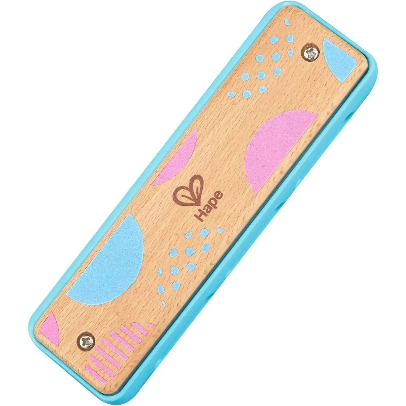 Hape 10 Hole Blues Harmonica Wooden Musical Instrument