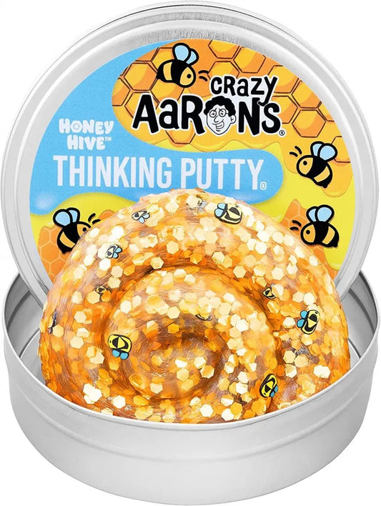 Crazy Aaron's Honey Hive - Full Size 4" Thinking Putty Tin