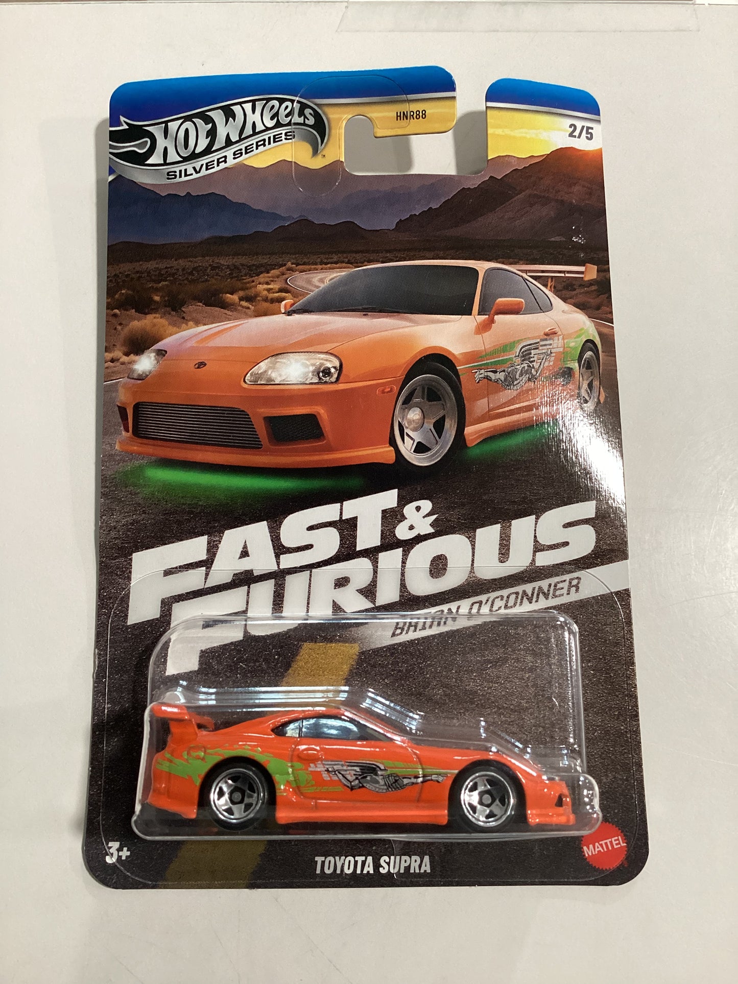 Hot Wheels Silver Series Toyota Supra Fast & Furious Brian O'Connor 2/5