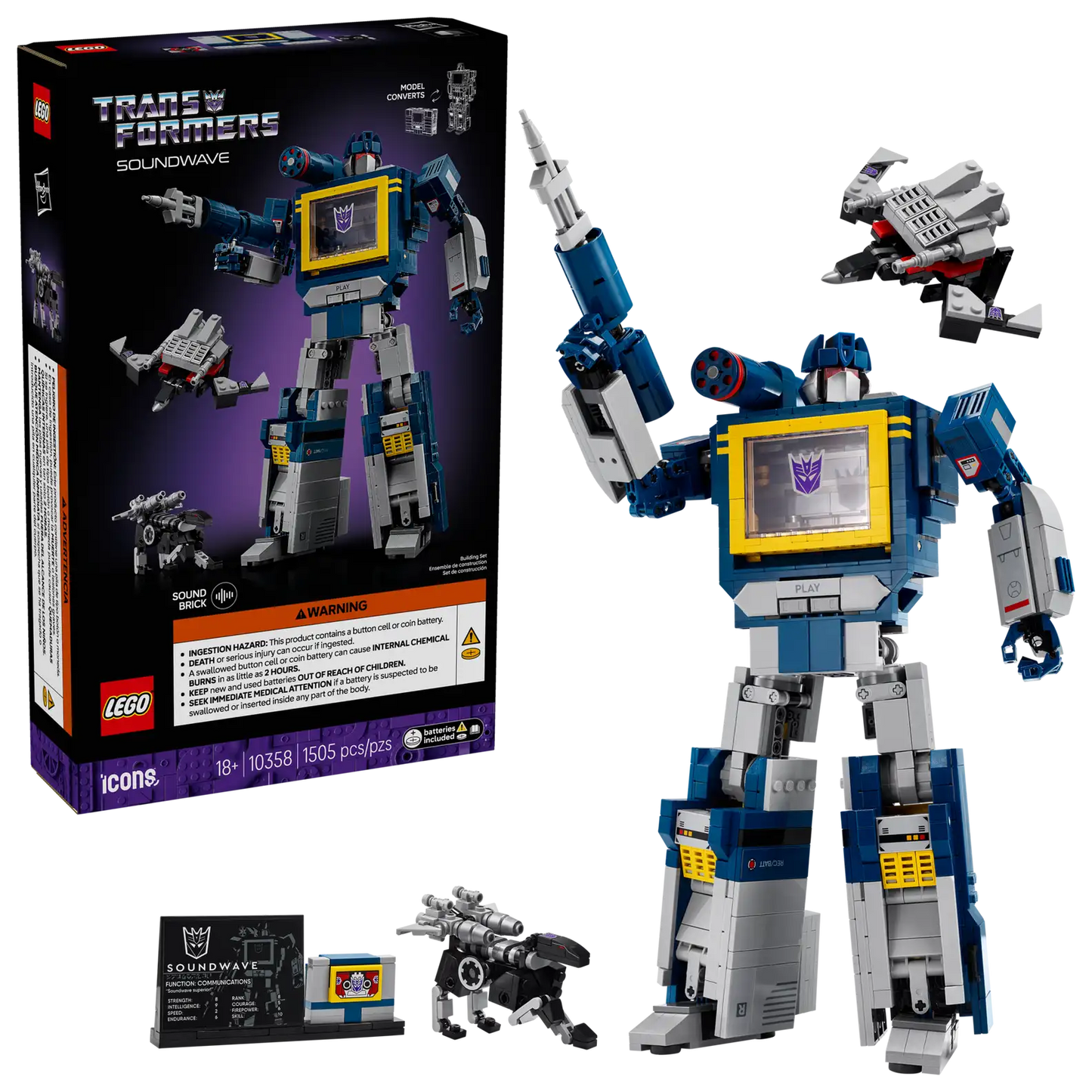 LEGO Transformers: Soundwave 10358