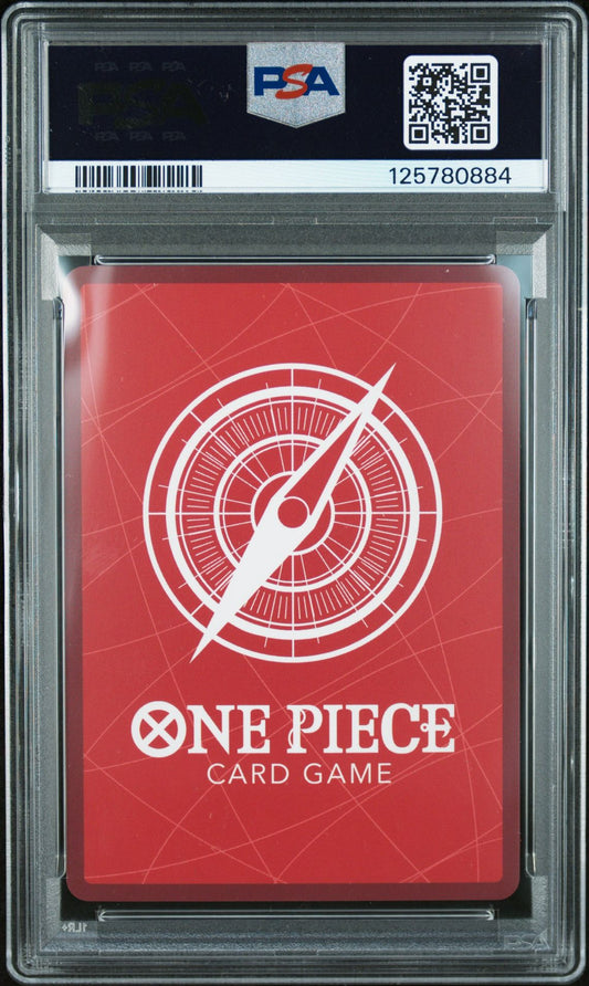 2025 ONE PIECE PROMOS 001 SHANKS PSA MAGAZINE EXCLUSIVE PSA 10