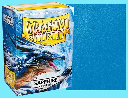 Dragon Shield Sleeves: Standard - Matte Sapphire (100 ct.)