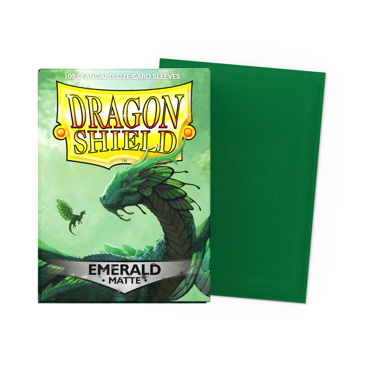 Dragon Shield Sleeves: Standard - Matte Emerald (100 ct.)