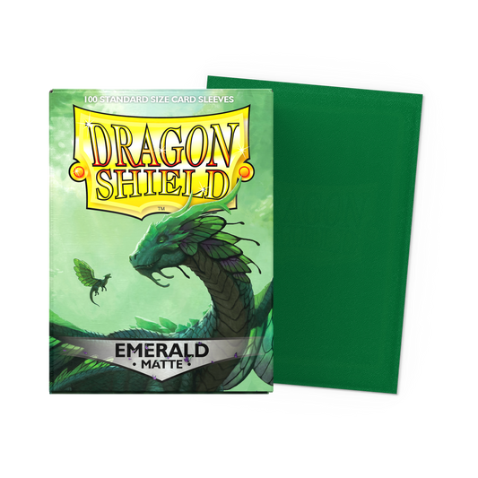 Dragon Shield Sleeves: Standard - Matte Emerald (100 ct.)