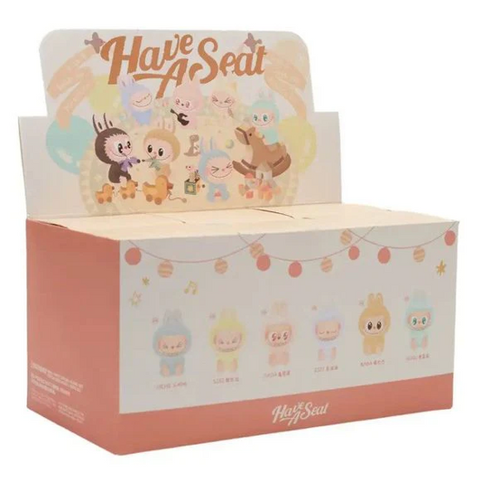 THE MONSTERS Labubu Have a Seat Series-Vinyl Plush Pendant Sealed Case