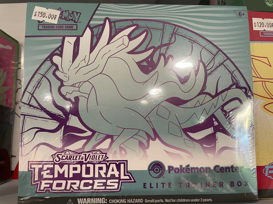 Pokemon TCG: Temporal Forces Walking Wake Pokemon Center Exclusive ETB