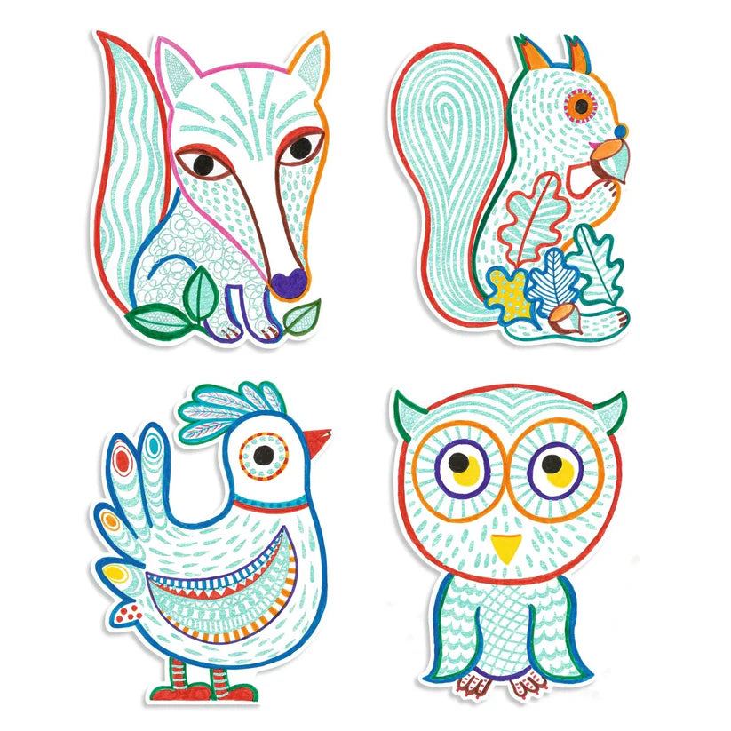 Djeco Coloring: Forest Friends