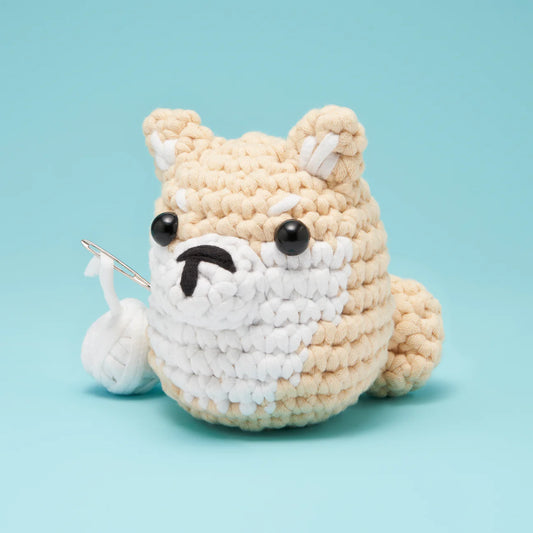 The Woobles Toast the Shiba Inu Beginner Crochet Kit