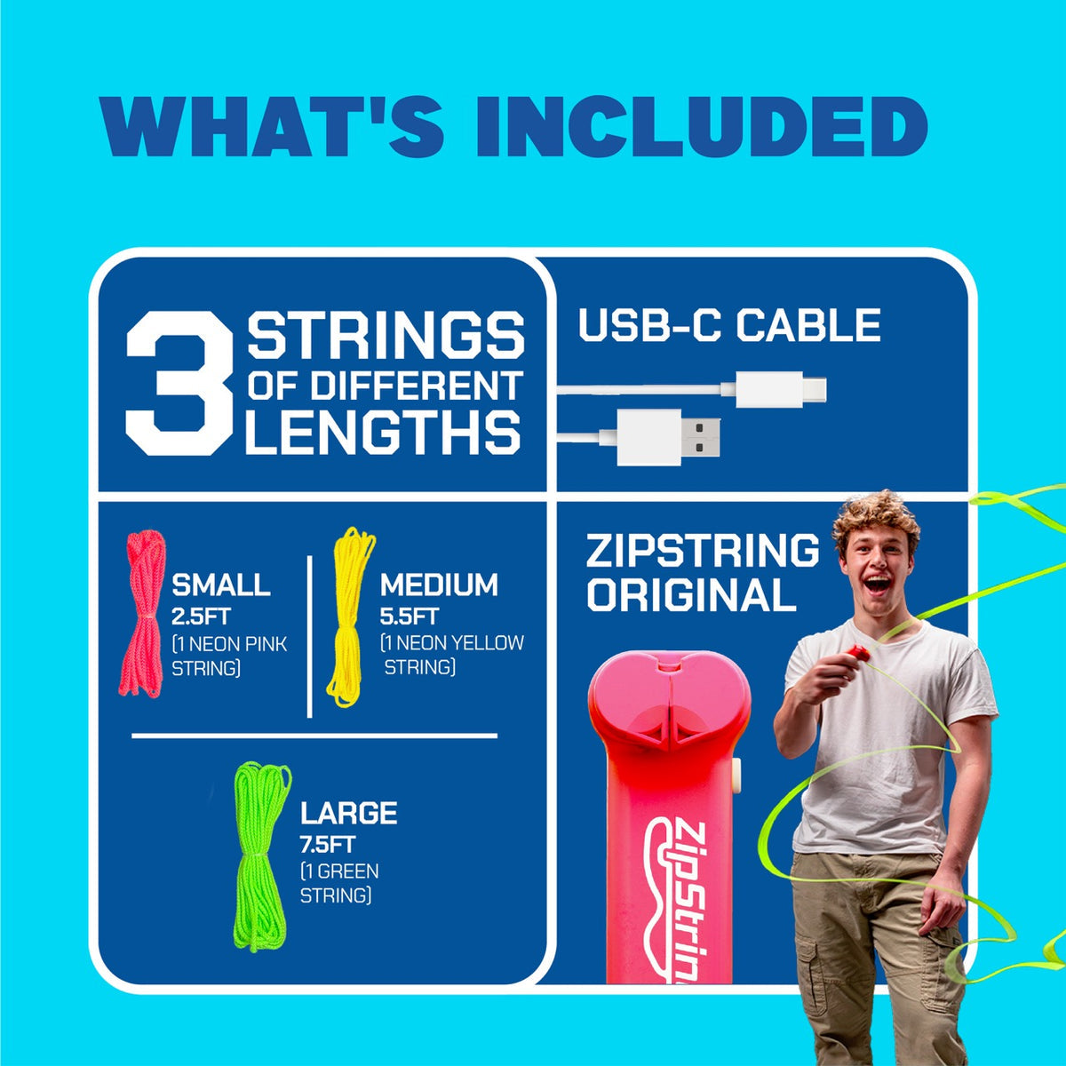 ORIGINAL ZIPSTRING Toy Violet