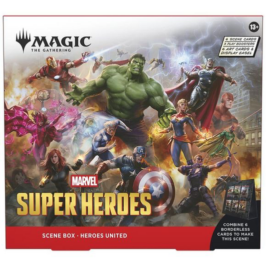 Magic: The Gathering Marvel Super Heroes Scene Box - Heroes United