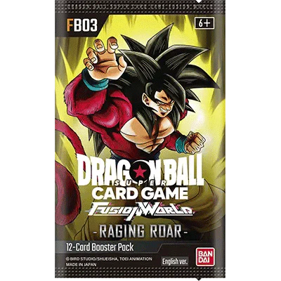 Dragon Ball Super TCG: Fusion World Raging Roar Booster Pack (FB03)