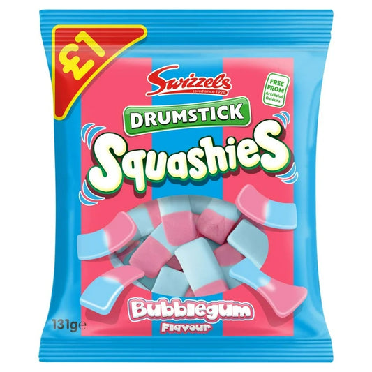 Swizzels Squashies Drumsticks Bubblegum