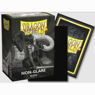 Dragon Shield Sleeves: Standard Non-Glare Matte - Black 100CT