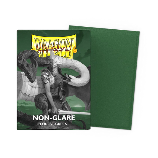 Dragon Shield Sleeves: Standard Matte Non-Glare - Forest Green 100CT