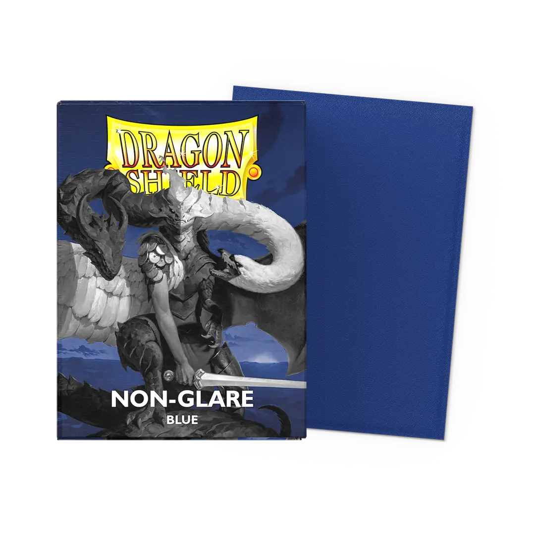Dragon Shield Sleeves: Standard Matte Non-Glare - Blue 100CT