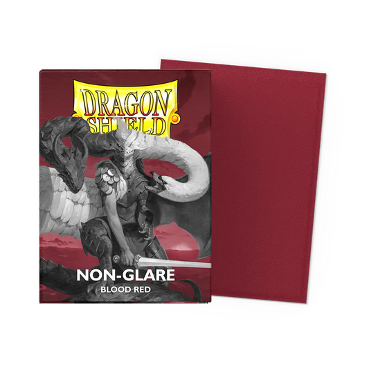 Dragon Shield Sleeves: Standard Matte Non-Glare - Blood Red 100CT
