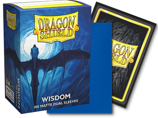 Dragon Shield Sleeves: Standard Matte Dual - Wisdom 100CT