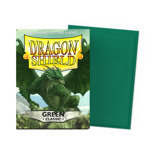 Dragon Shield Sleeves: Standard Classic - Green 100CT
