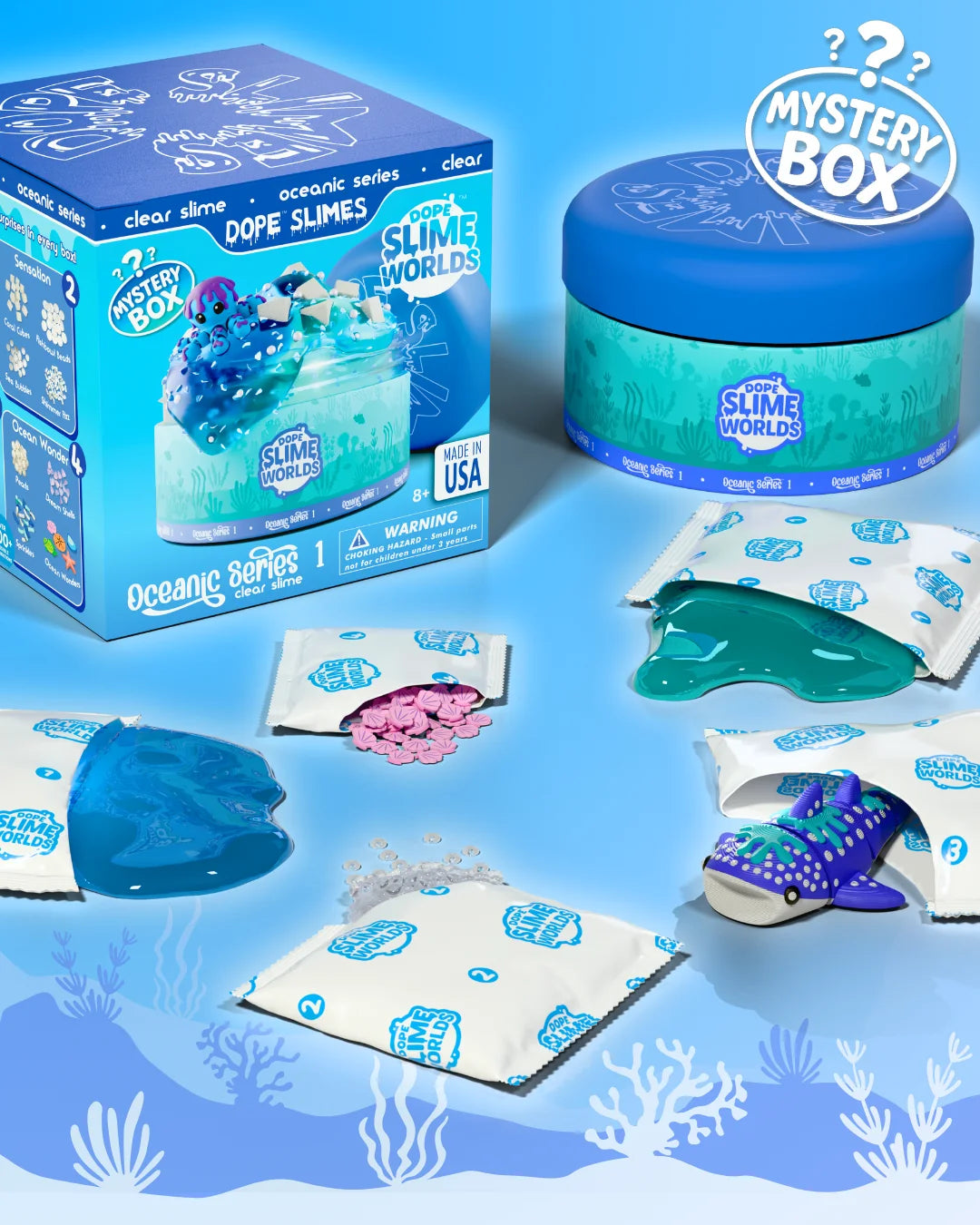 Dope Slime Worlds™ Oceanic Series Slime Blind Box