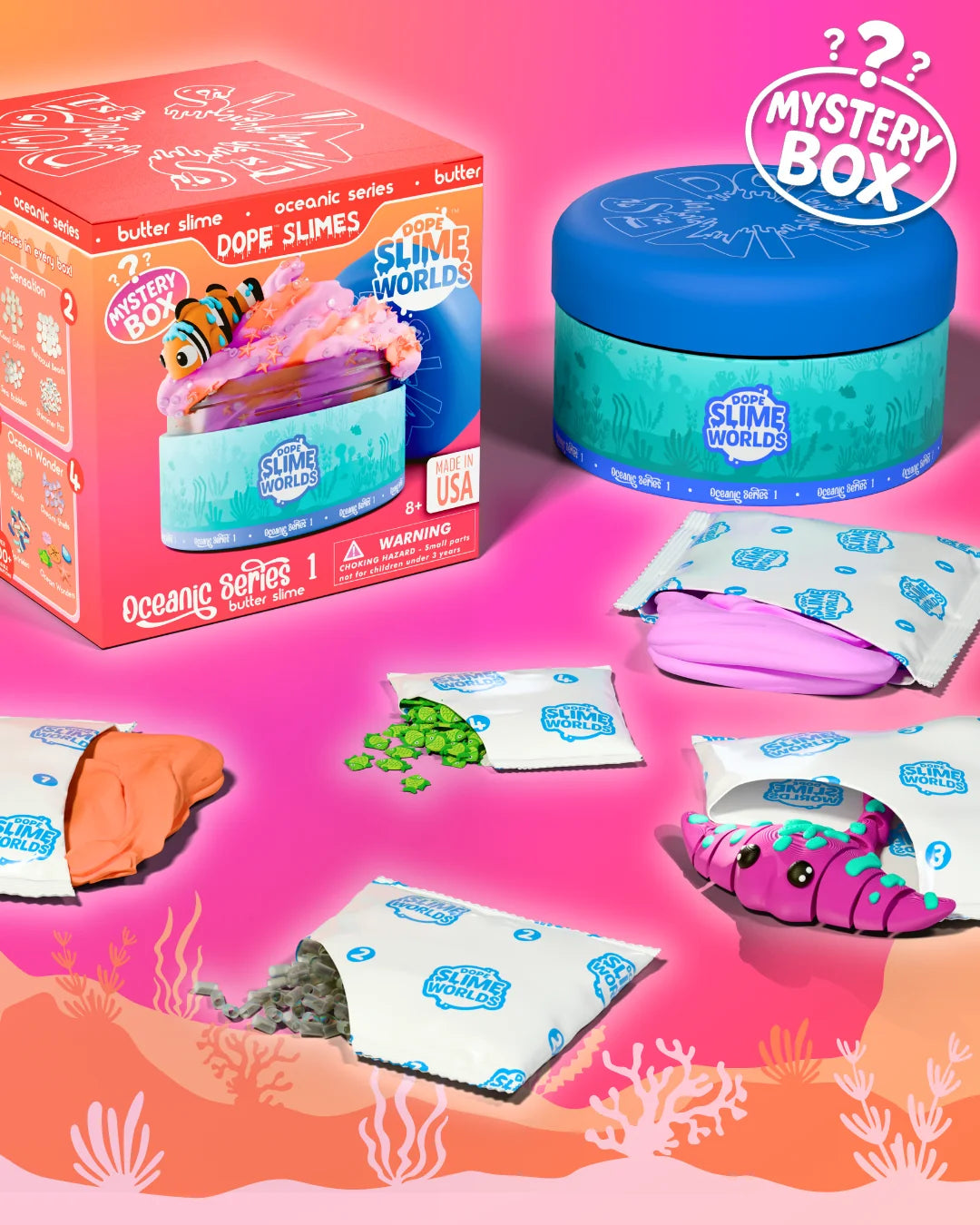 Dope Slime Worlds™ Oceanic Series Slime Blind Box