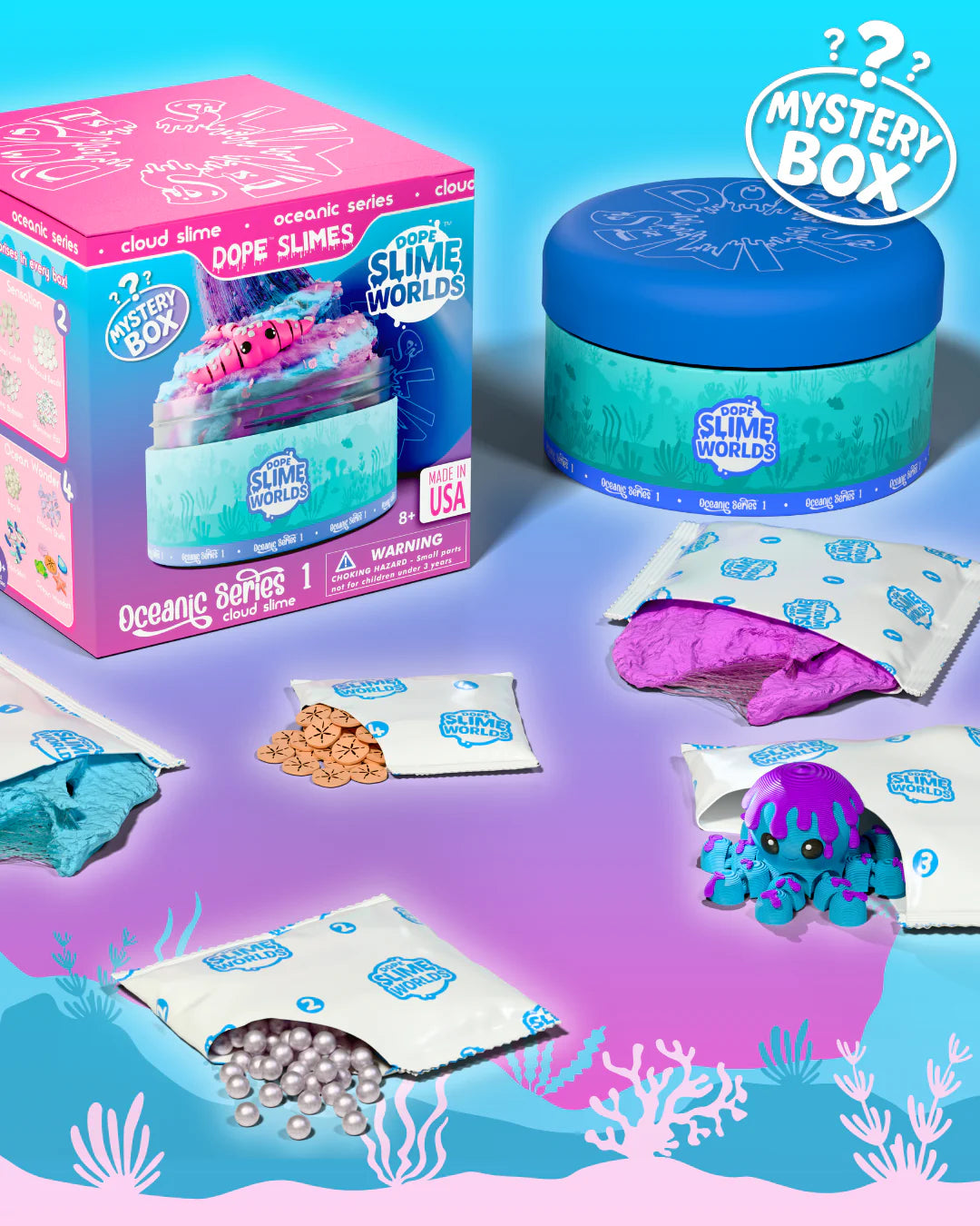 Dope Slime Worlds™ Oceanic Series Slime Blind Box