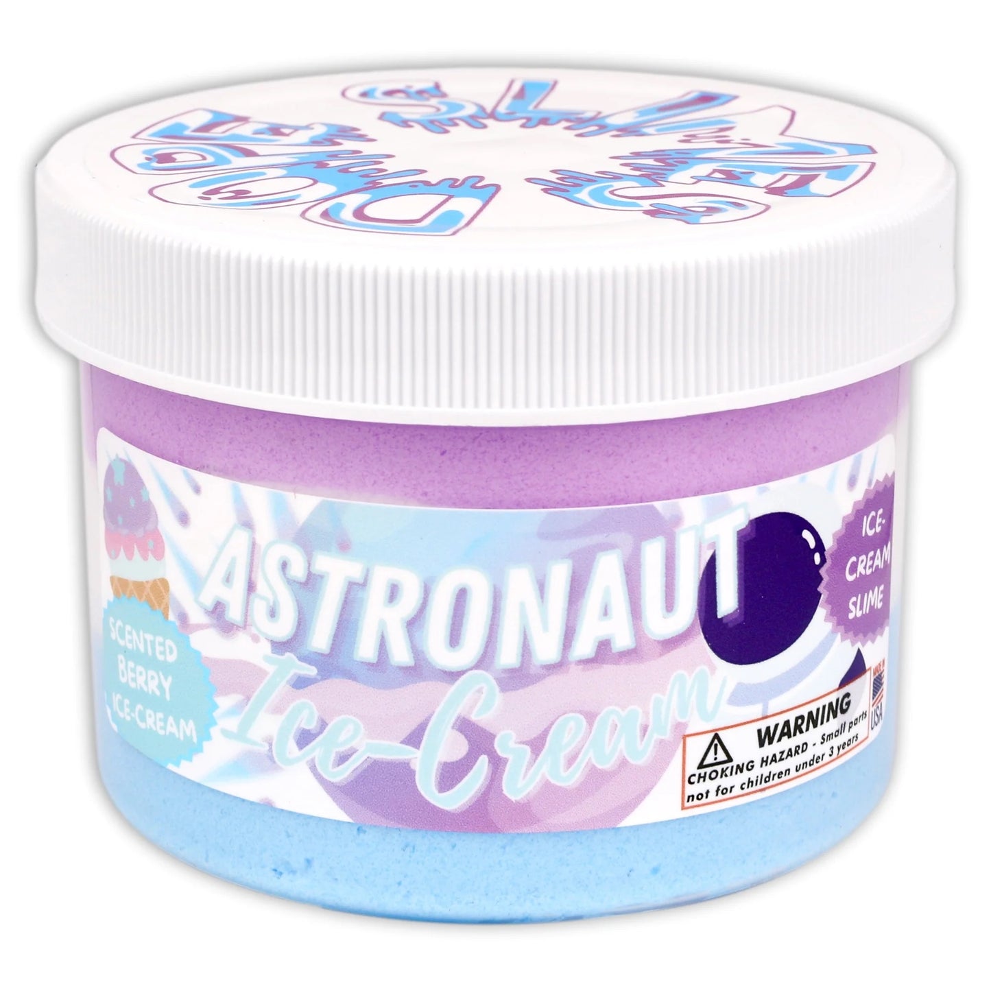 Astronaut Ice-Cream Textured Slime - Handmade in USA - Dope Slimes