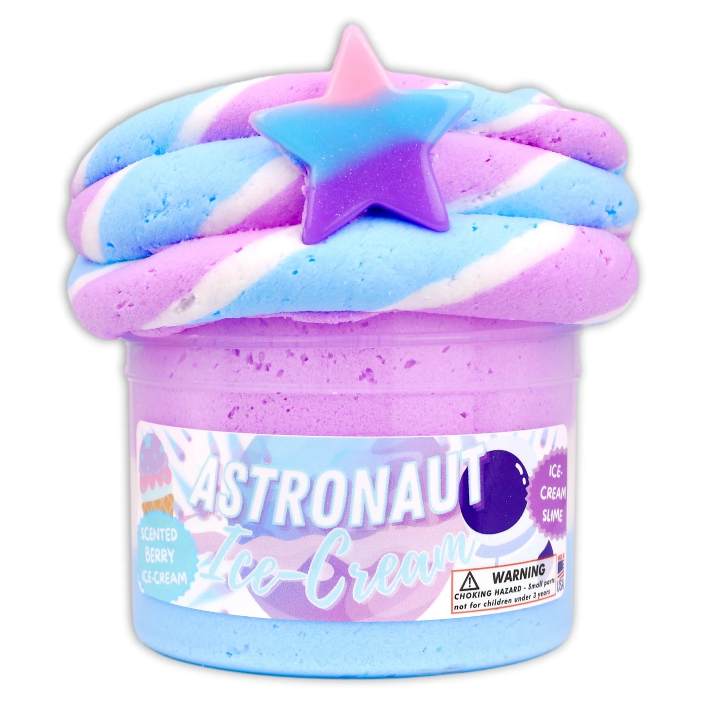 Astronaut Ice-Cream Textured Slime - Handmade in USA - Dope Slimes