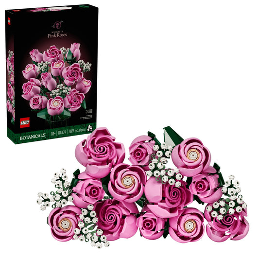 LEGO Botanicals Bouquet of Pink Roses 10374