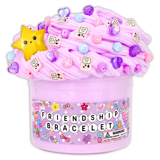 Friendship Bracelet Textured Slime - Handmade in USA - Dope Slimes