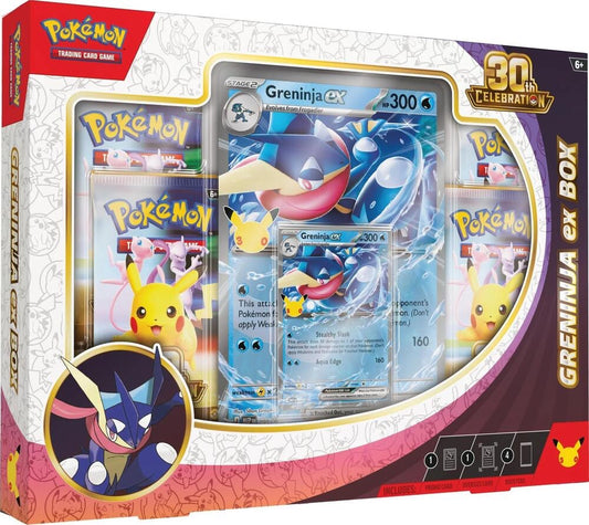 Pokémon TCG: 30th Celebration Pokémon ex Box - Greninja ex
