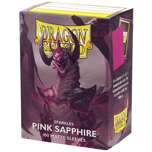 Dragon Shield 100ct Box Pink Sapphire Matte