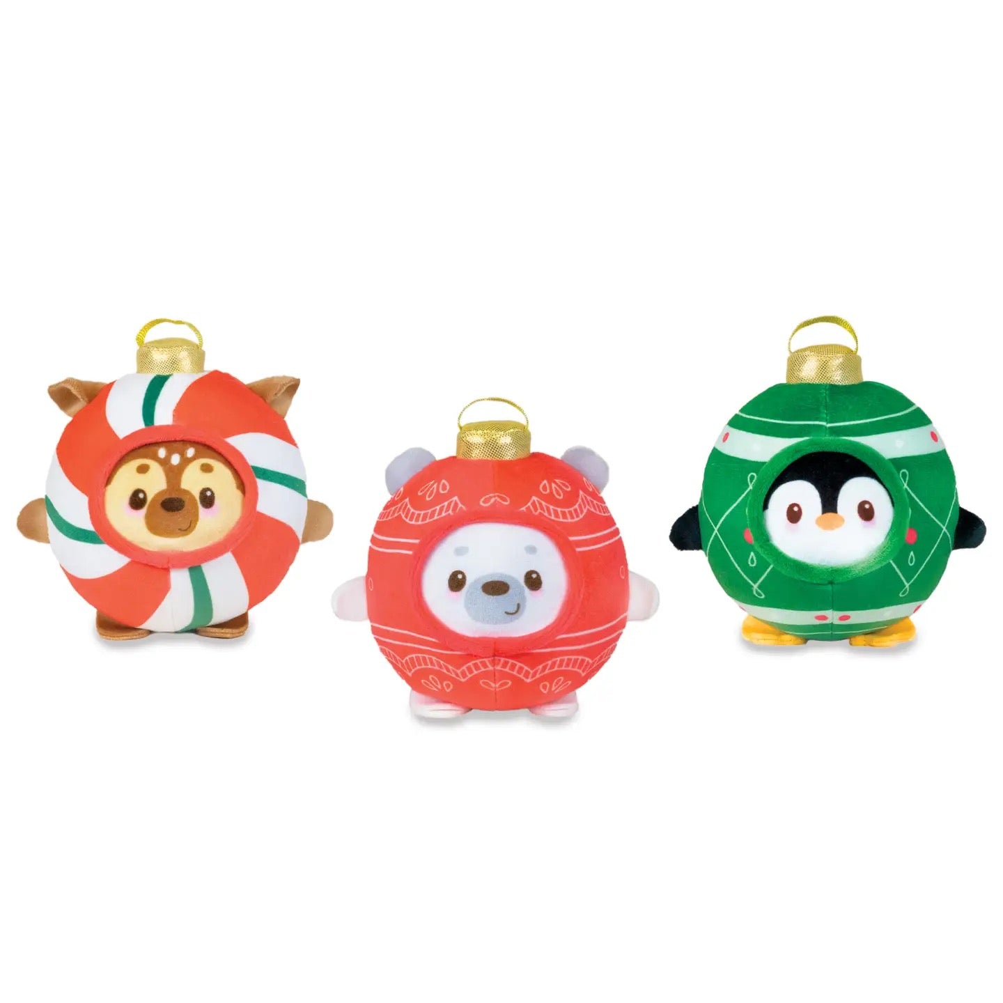 Merry & Round Buddies (Cute Festive Ornament Plush Toy)
