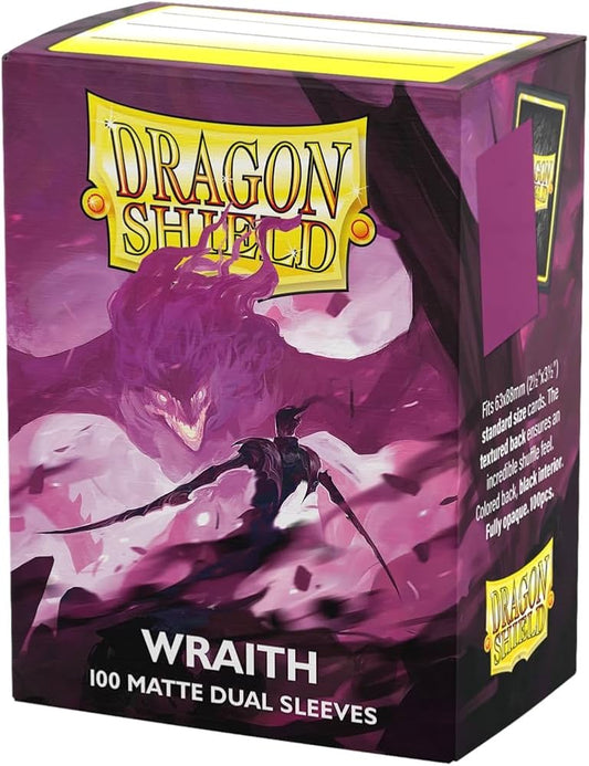Dragon Shield Sleeves: Standard Matte Dual - Wraith 100CT