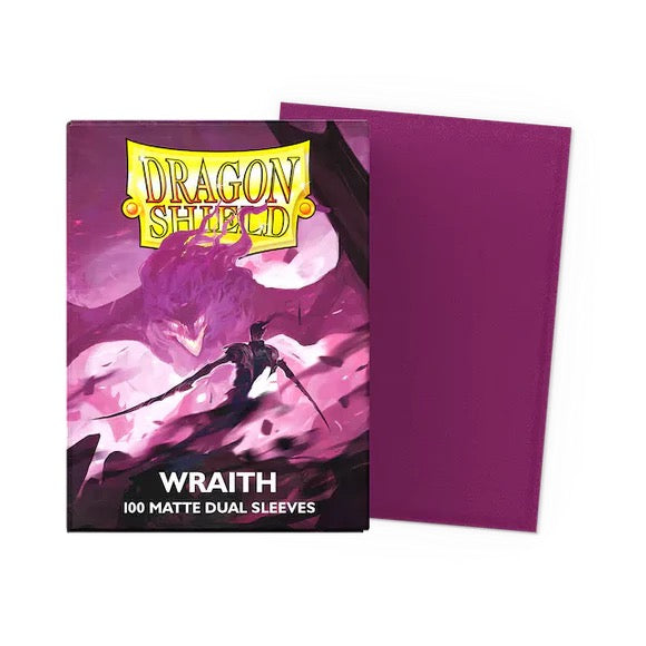 Dragon Shield Sleeves: Standard Matte Dual - Wraith 100CT