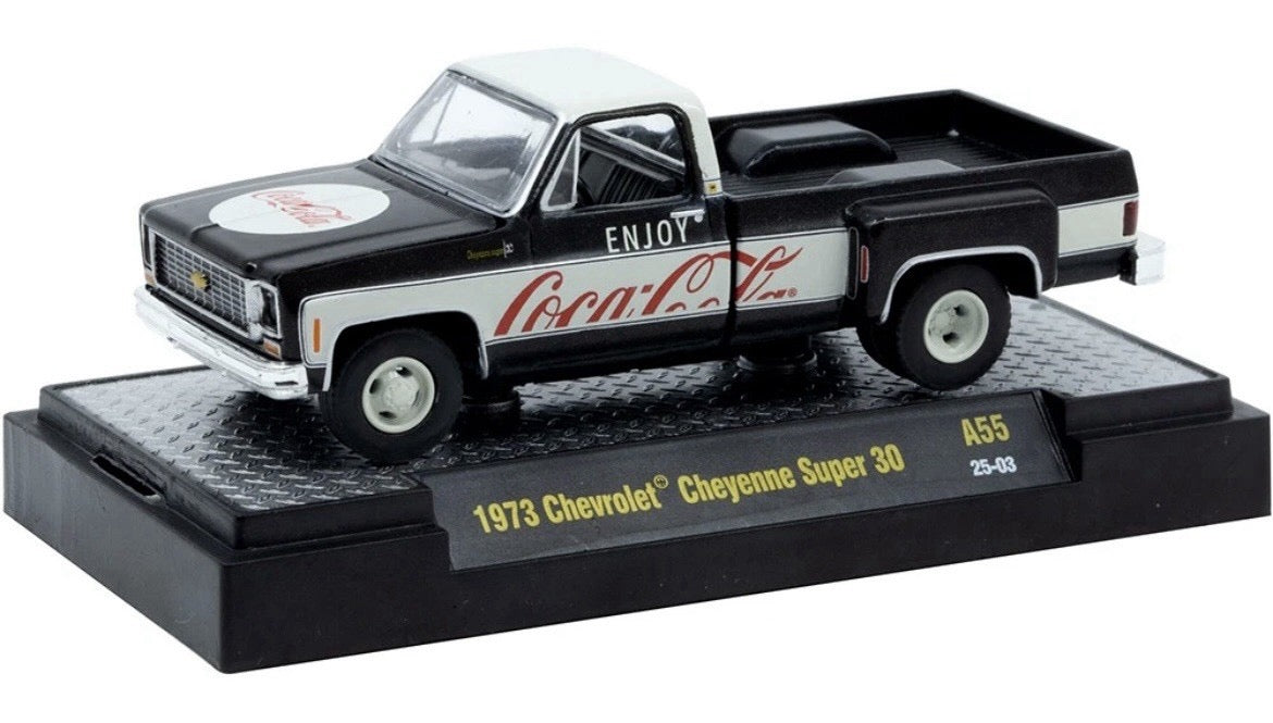 M2 Machines: Coca - Cola 1973 Chevrolet Cheyenne Super 30