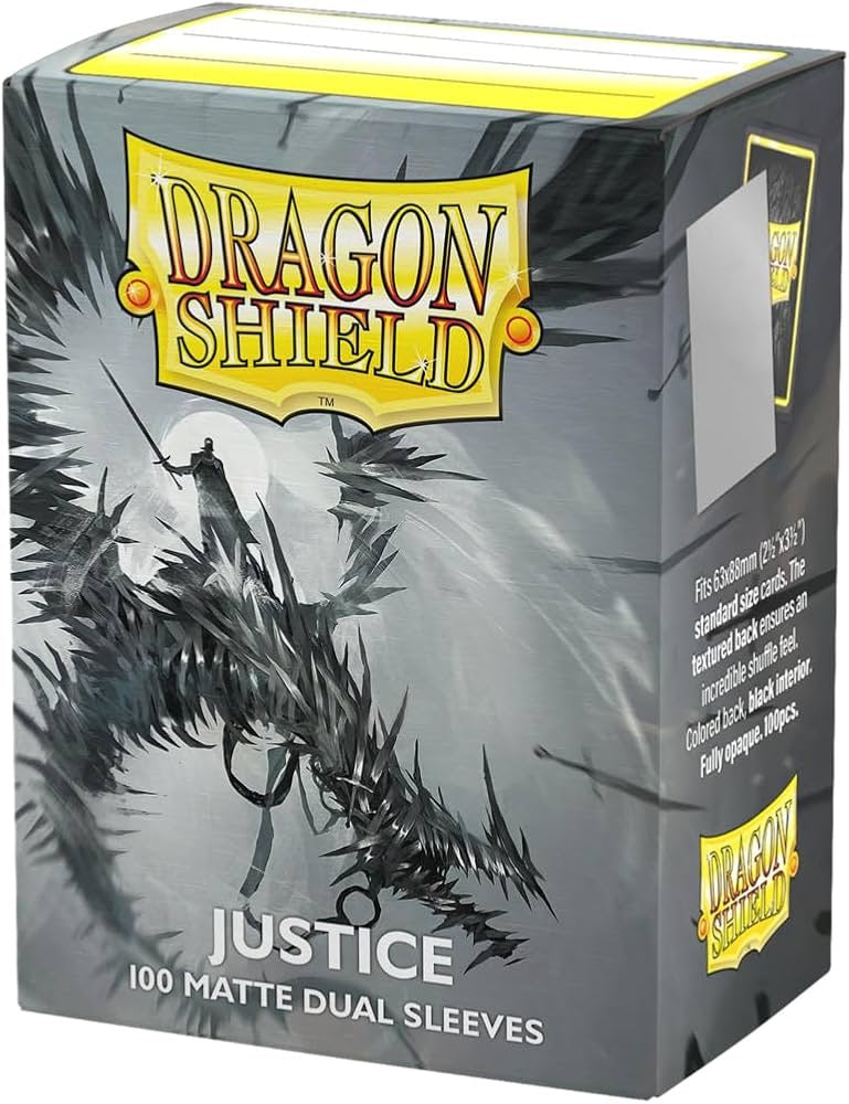 Dragon Shield Sleeves: Standard Matte Dual - Justice 100CT