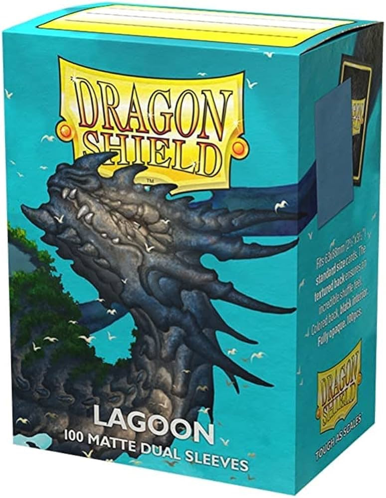 Dragon Shield Sleeves: Standard Matte Dual - Lagoon 100CT