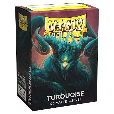 Dragon Shield Sleeves: Standard Matte - Turquoise 100CT