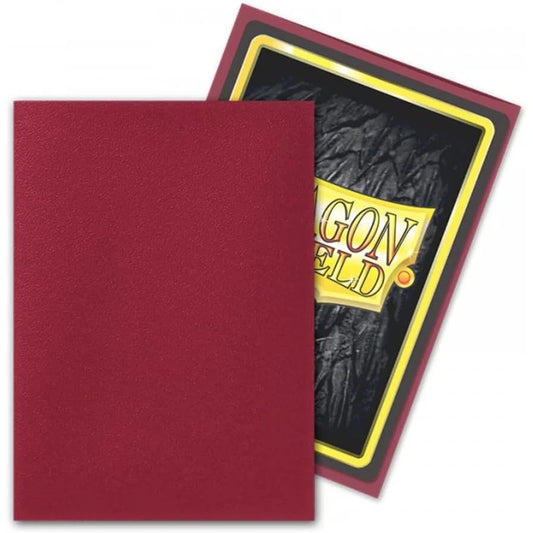 Dragon Shield Sleeves: Standard Matte - Blood Red 100CT