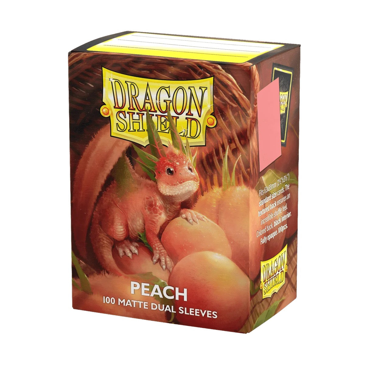 Dragon Shield Sleeves: Standard Matte Dual - Peach 100CT