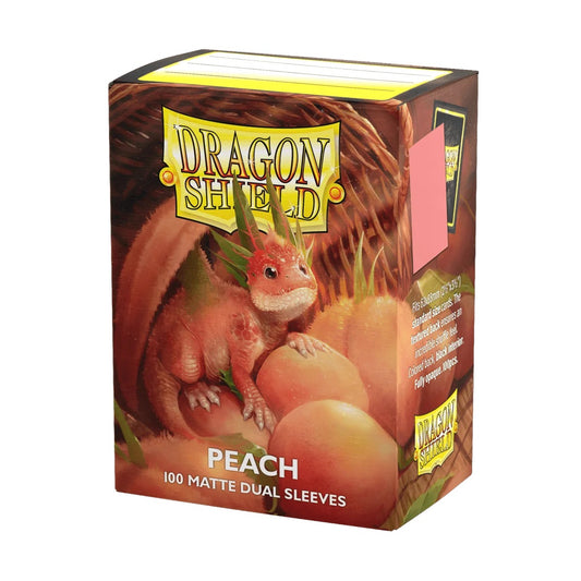 Dragon Shield Sleeves: Standard Matte Dual - Peach 100CT