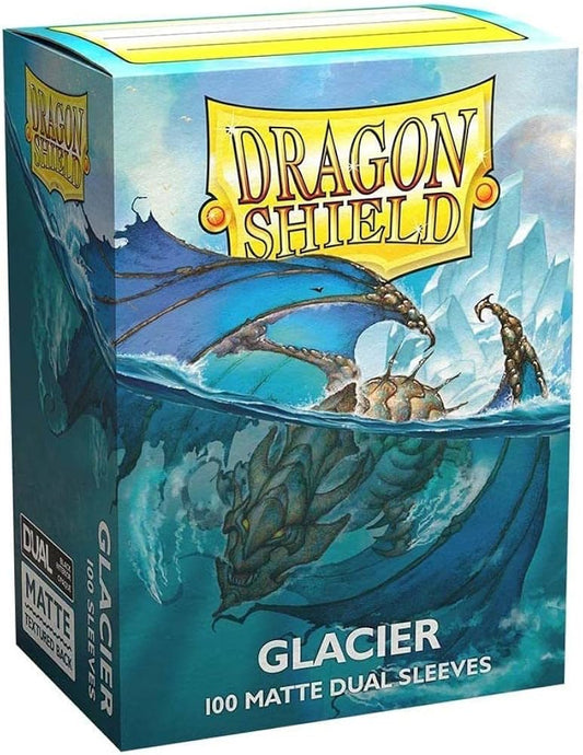 Dragon Shield Sleeves: Standard Matte Dual - Glacier 100CT