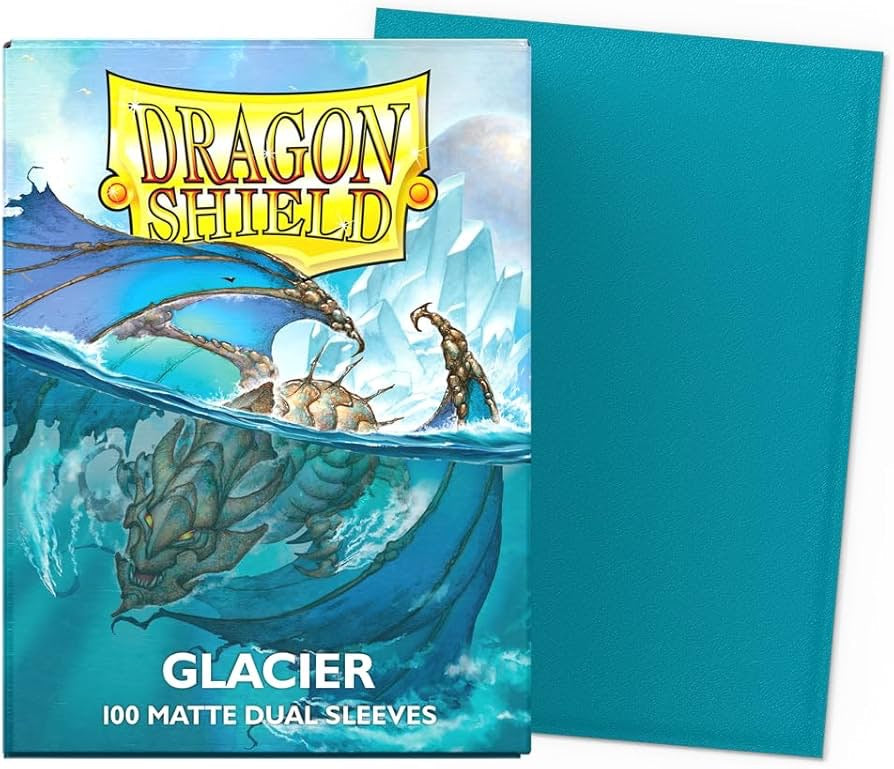 Dragon Shield Sleeves: Standard Matte Dual - Glacier 100CT